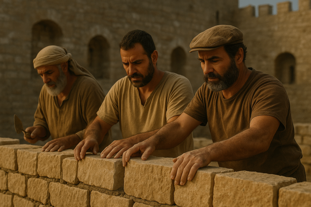 Nehemiah rebuilt focus. Building together