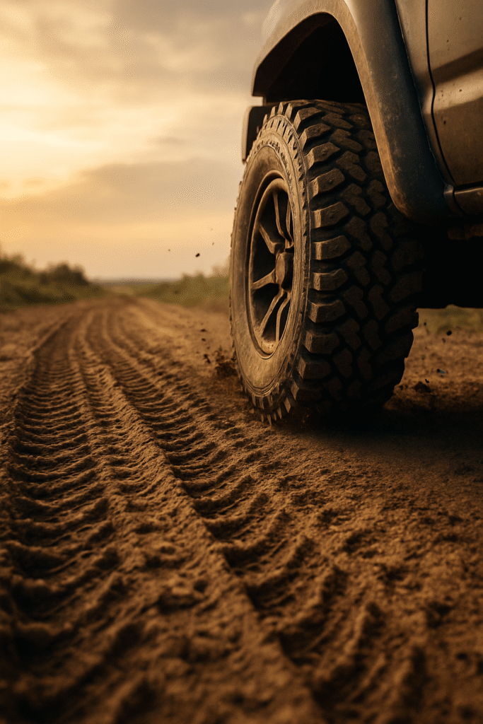 Traction on sandy roads