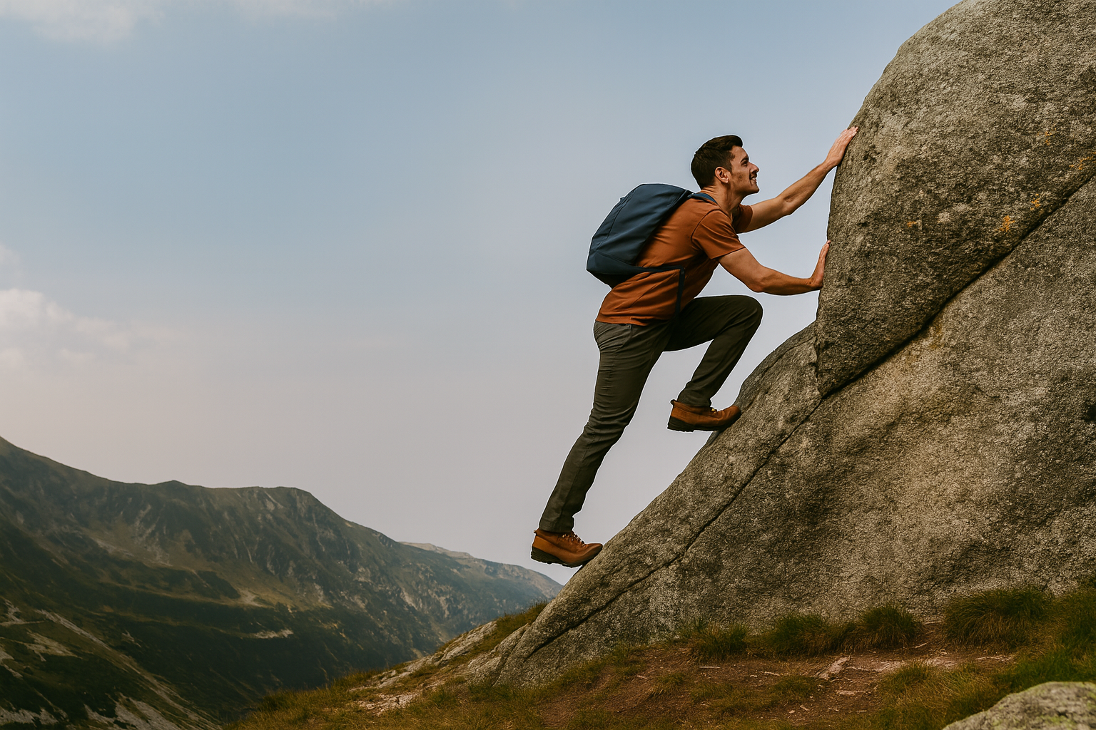 Climbing challenges, mountain and reward