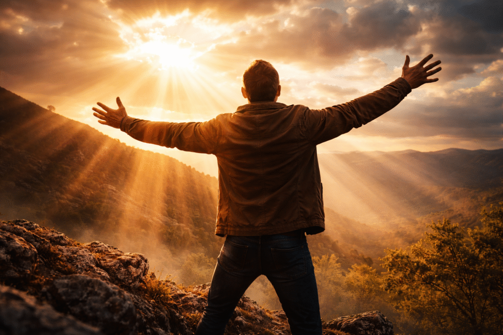 Man towards God. Awaken The Spirit Within